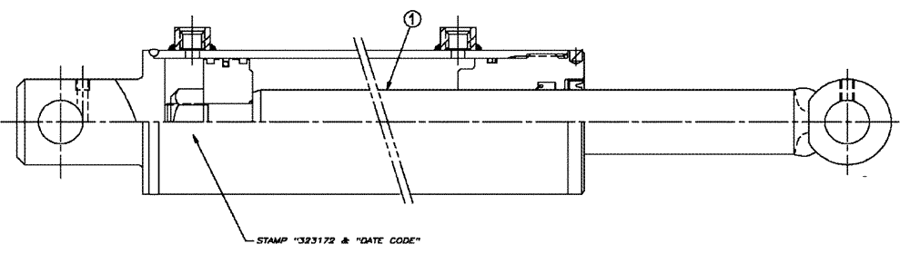 Схема запчастей Case IH SPX3200 - (07-006) - BOOM LEVEL Cylinders