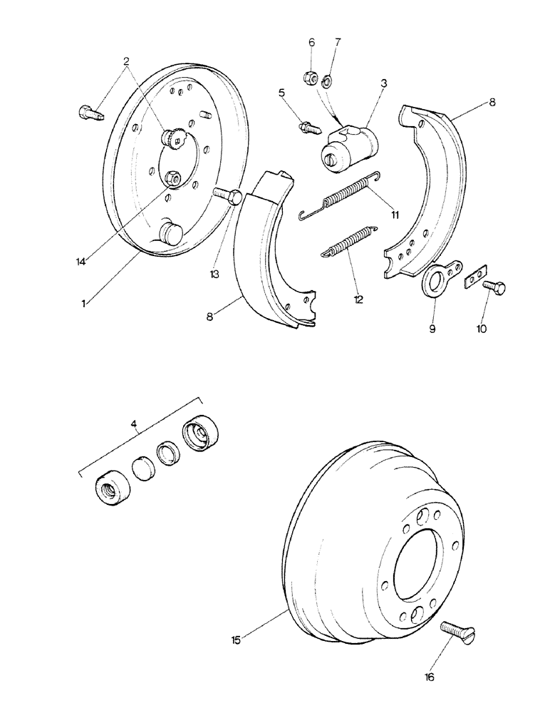 Схема запчастей Case IH 1190 - (J4) - FRONT BRAKES (07) - BRAKES