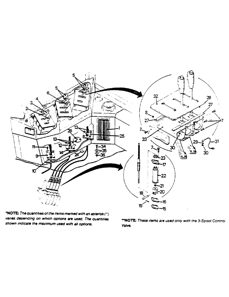 Схема запчастей Case IH 9170 - (01-31) - CONTROL CONSOLE (10) - CAB