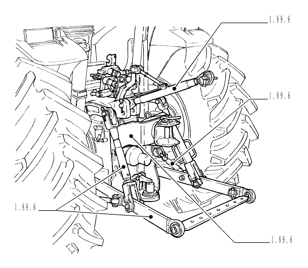 Схема запчастей Case IH JX1095C - (SEC. 09) - LINKAGE (00) - GENERAL