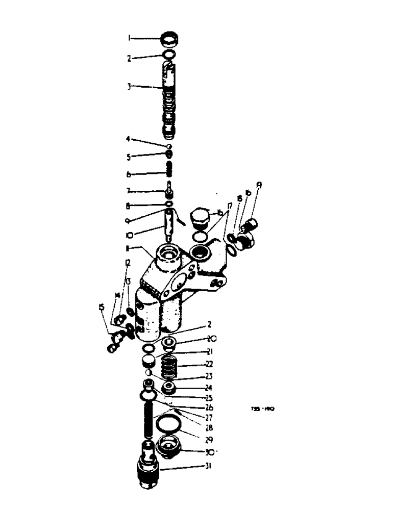 Схема запчастей Case IH 364 - (5-20) - HYDRAULIC ATTACHMENTS, DOUBLE ACTING INDEPENDENT AUXILIARY VALVE (07) - HYDRAULIC SYSTEM