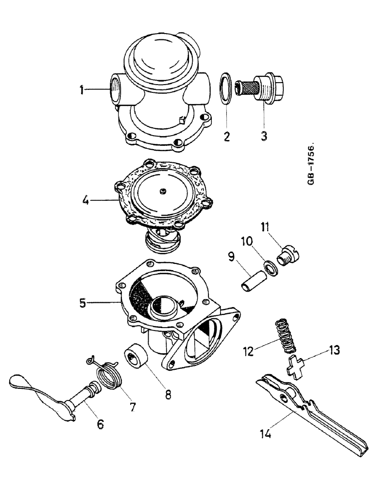 Схема запчастей Case IH D-155 - (11-091) - FUEL FEED PUMP 