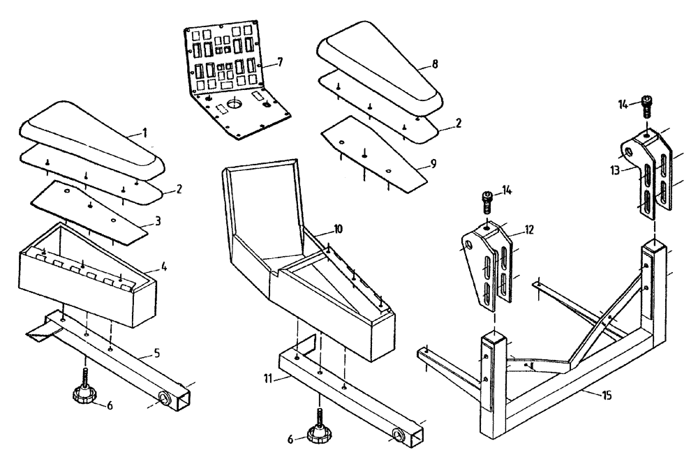 Схема запчастей Case IH 7700 - (A05[20A]) - ELECTRONIC CABIN CONSOLE Mainframe & Functioning Components
