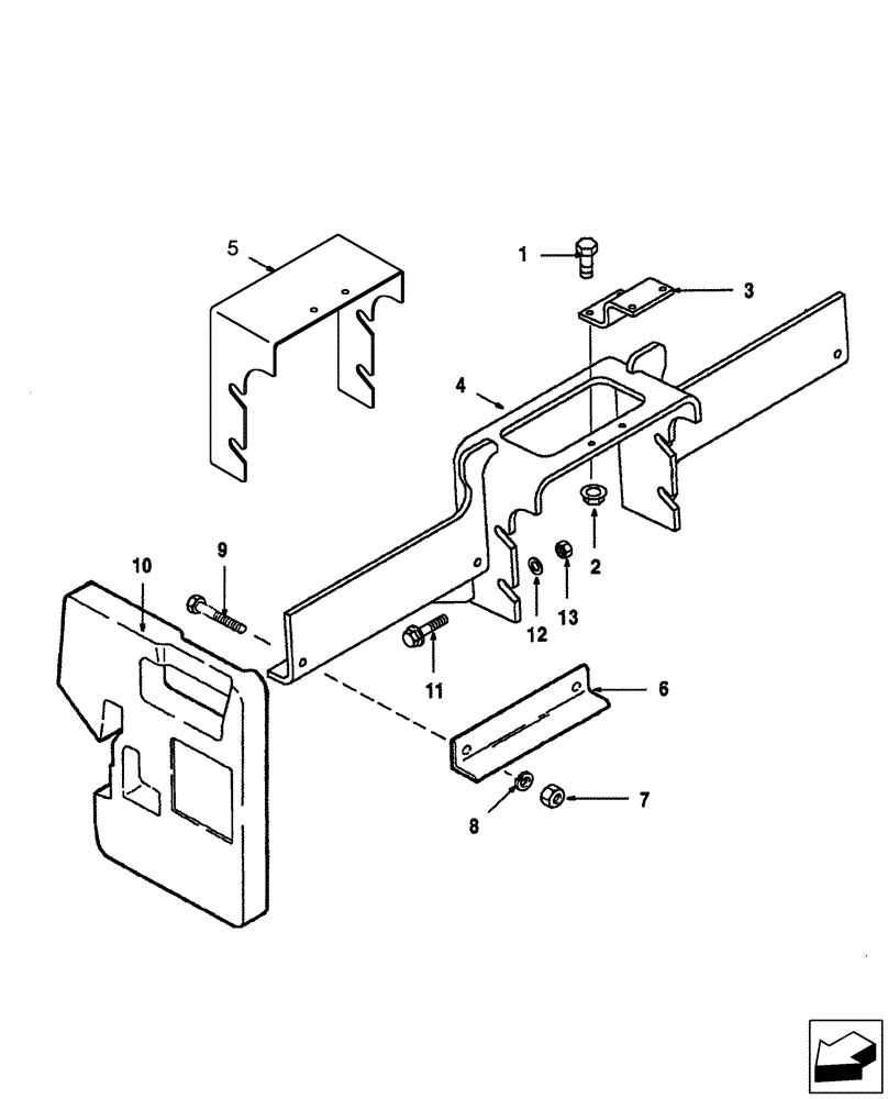 Схема запчастей Case IH 2588 - (37.140.02) - AXLE, STEERING - WEIGHTS - 16 WEIGHTS (37) - HITCHES, DRAWBARS & IMPLEMENT COUPLINGS