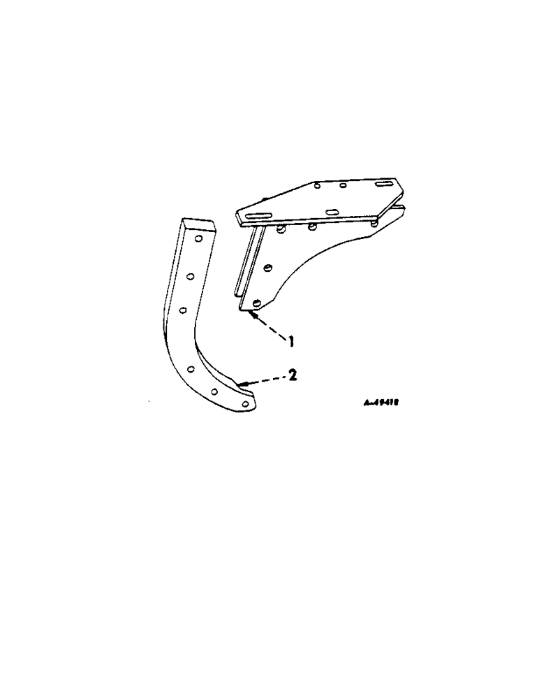Схема запчастей Case IH 210 - (N-03) - RIGID BEAM, ONE PER FURROW 
