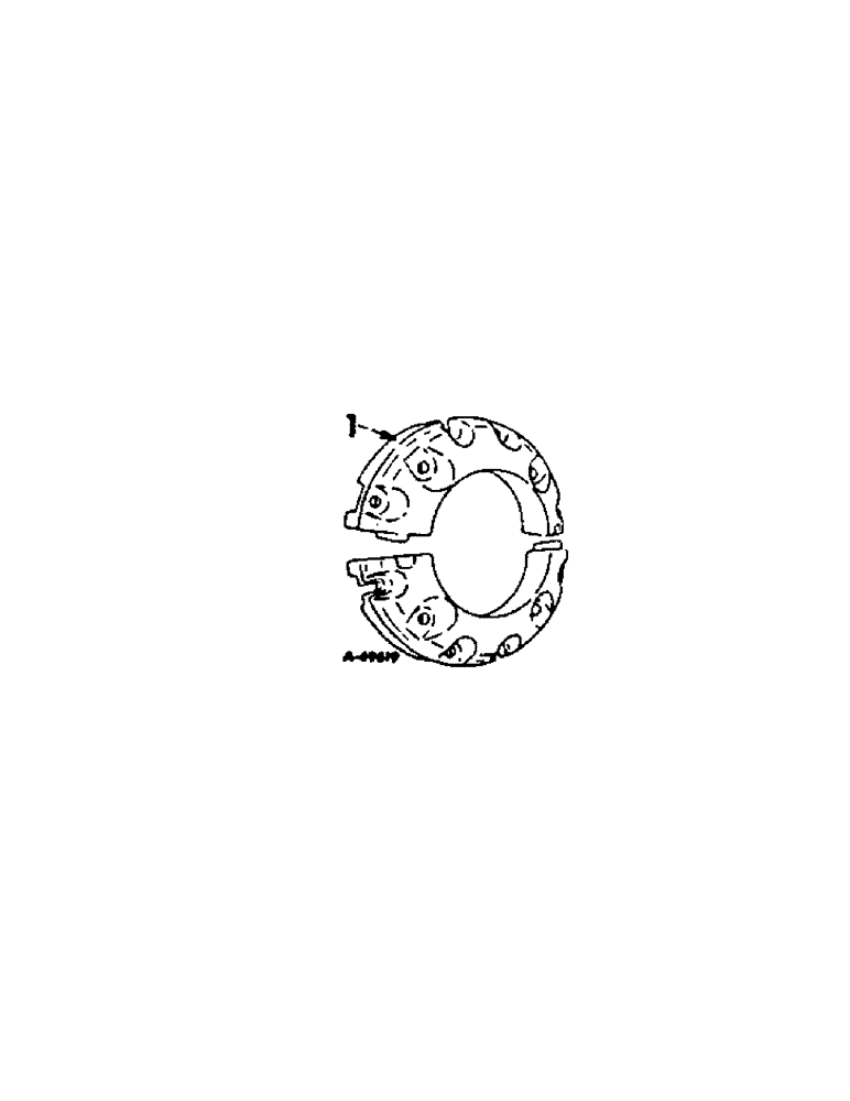 Схема запчастей Case IH 584 - (15-08[A]) - REAR WHEEL WEIGHTS, SPLIT TYPE Wheels & Traction