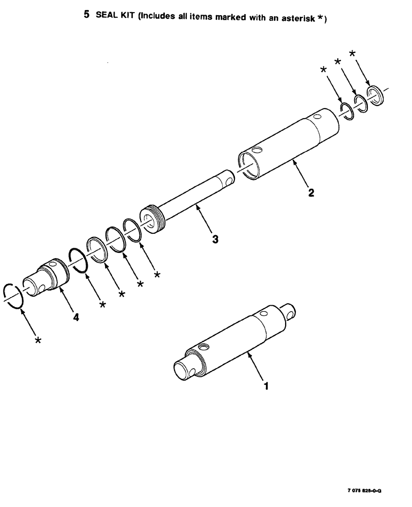 Схема запчастей Case IH 8420 - (09-20) - HYDRAULIC CYLINDER ASSEMBLY (THREADER) (07) - HYDRAULICS