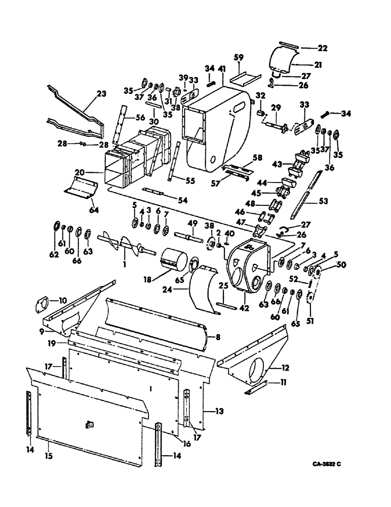 Схема запчастей Case IH 815 - (25-04) - ELEVATORS, GRAIN ELEVATOR, FOR BEAN Elevators