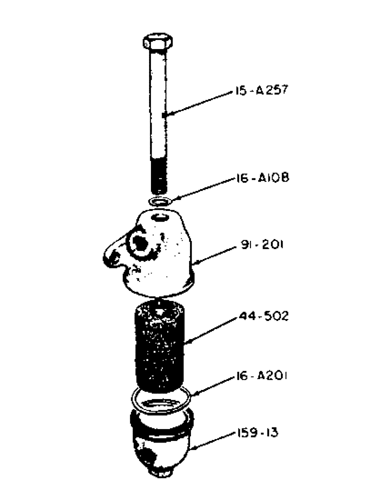 Схема запчастей Case IH 300-SERIES - (031) - SPARK IGNITION ENGINES, G11098 L.P. GAS FILTER, MARVEL-SCHEBLER (03) - FUEL SYSTEM
