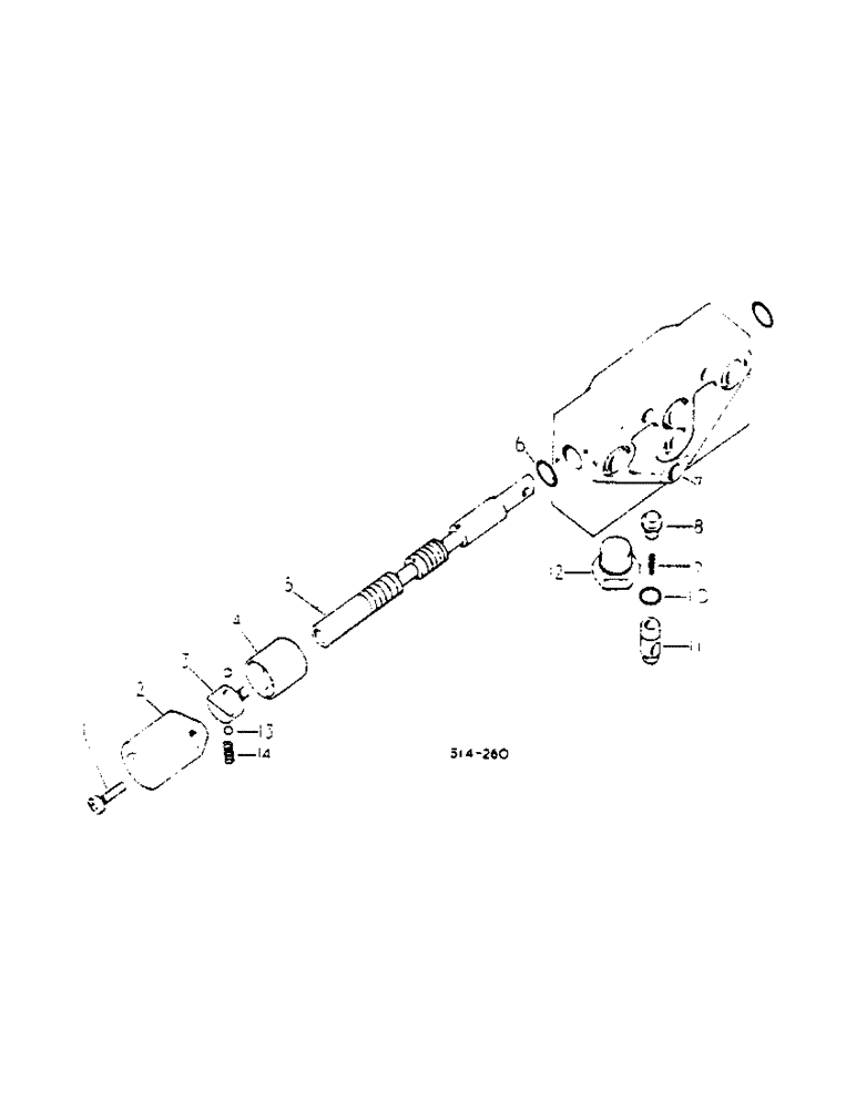 Схема запчастей Case IH 674 - (10-21) - SINGLE ACTING AUXILIARY HYDRAULIC VALVE, S/N 101376 AND UP (07) - HYDRAULICS