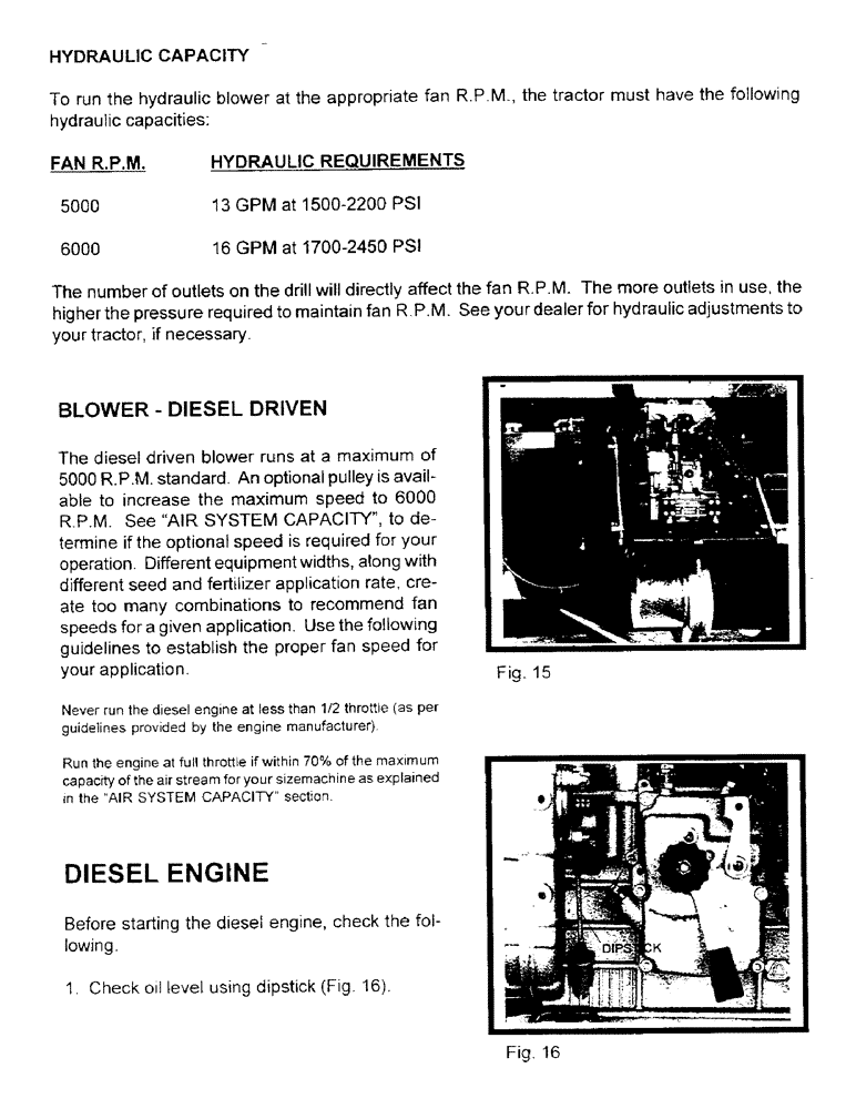 Схема запчастей Case IH 2000 - (B08) - BLOWER (CONT.)/DIESEL ENGINE 