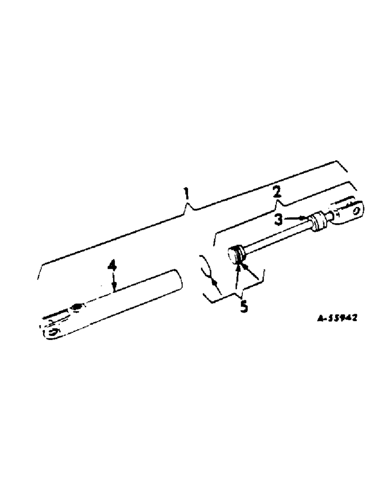 Схема запчастей Case IH 312 - (U-16) - HYDRAULIC CYLINDER, SINGLE ACTING, 2 X 8, HYDRAULIC FITTINGS, PRODUCT GRAPHICS 