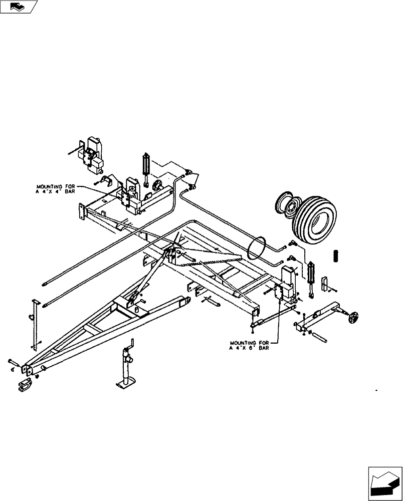 Схема запчастей Case IH FERTILIZER - (39.110.01) - PULL HITCH ATTACHMENT (39) - FRAMES AND BALLASTING