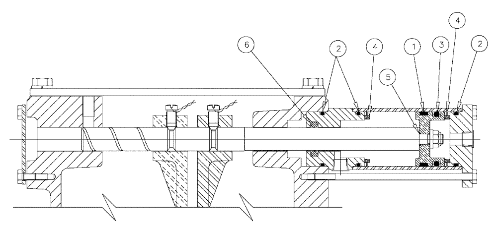 Схема запчастей Case IH TITAN 3520 - (03-011) - AIR SHIFT CYLINDER, SEAL KIT (03) - TRANSMISSION