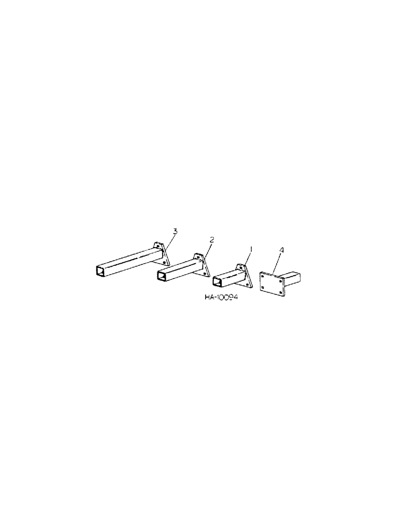 Схема запчастей Case IH 45 - (D-10[A]) - EXTENSIONS 