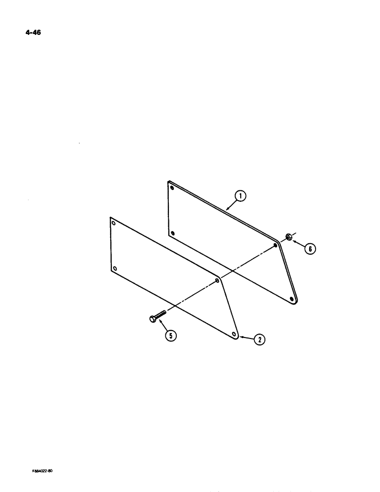 Схема запчастей Case IH 9170 - (4-46) - NO RADIO COVER (04) - ELECTRICAL SYSTEMS