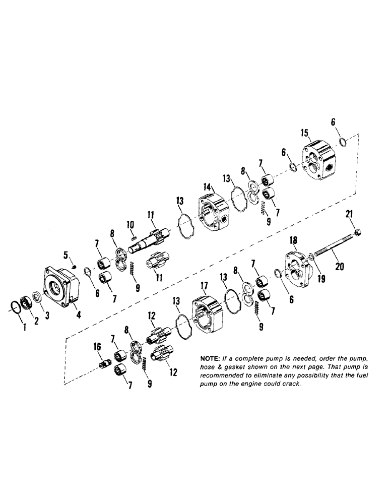 Схема запчастей Case IH STEIGER - (08-12) - HYDRAULIC PUMP, TIGER I AND II (07) - HYDRAULICS