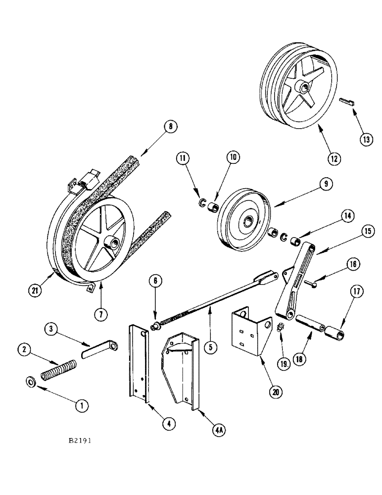 Схема запчастей Case IH 460 - (110) - MAIN COMBINE DRIVE (14) - MAIN GEARBOX & DRIVE