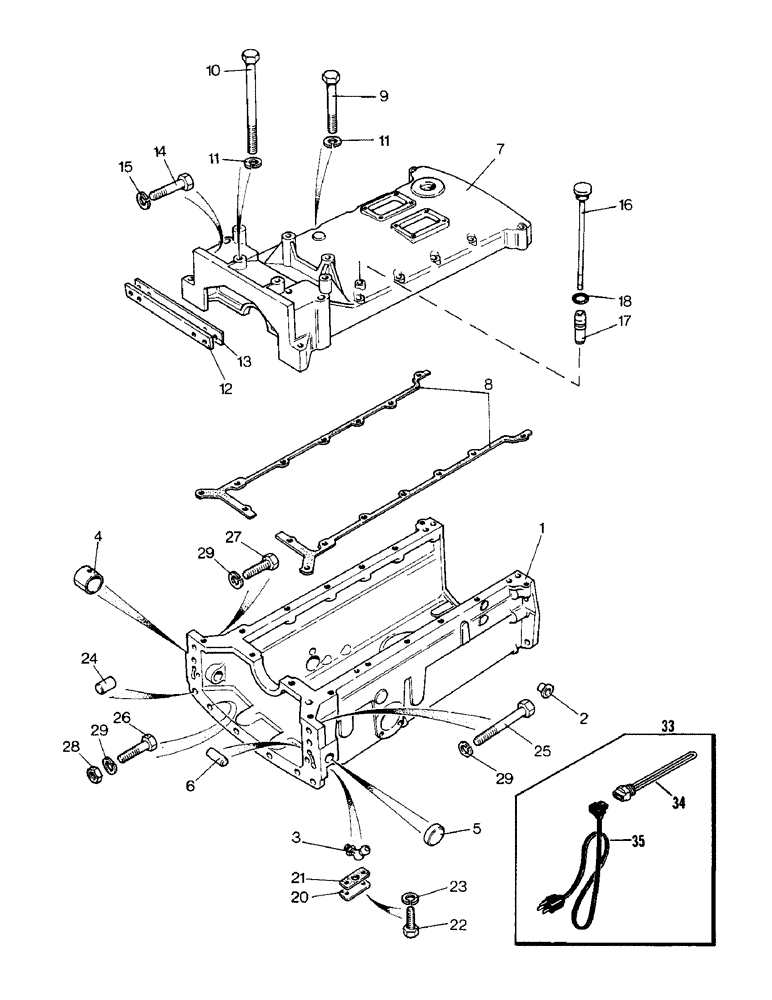 Схема запчастей Case IH 1390 - (M-02) - REAR MAIN FRAME AND COVERS, 1290 TWO WHEEL DRIVE, 1390 TWO WHEEL DRIVE, 1290, 1390 MFD (12) - FRAME