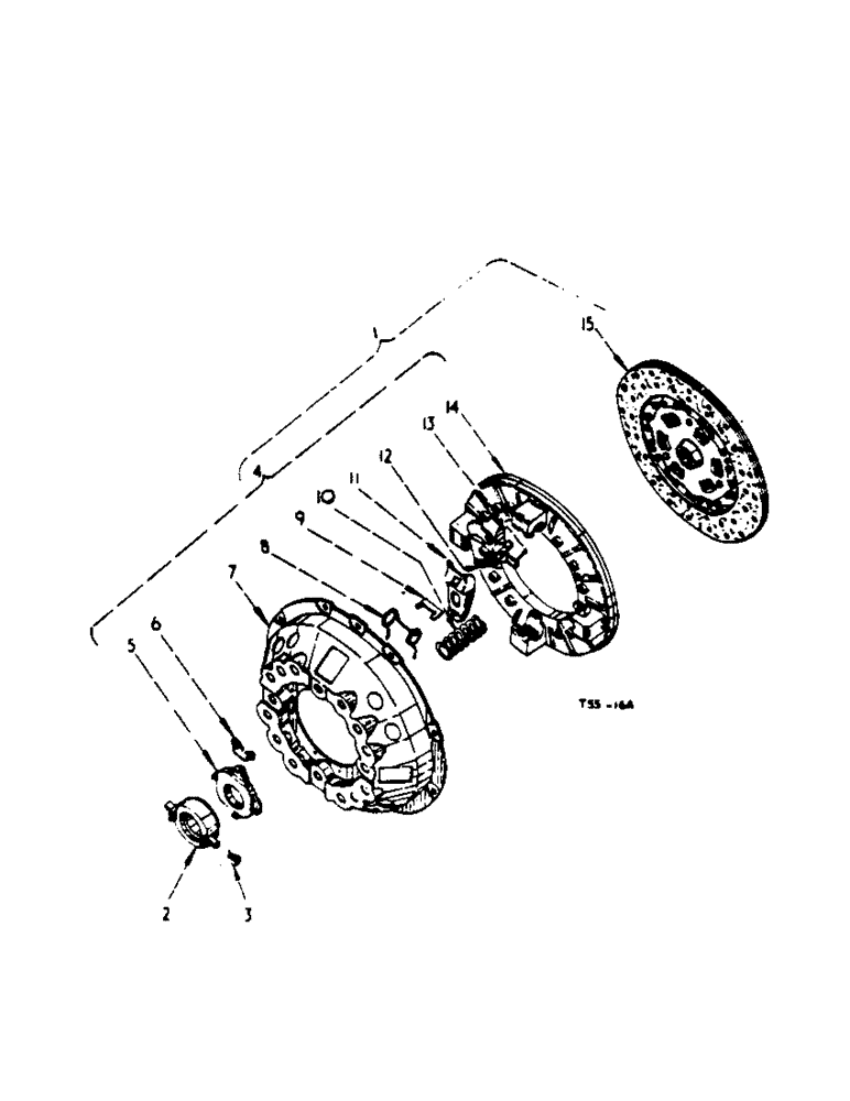 Схема запчастей Case IH 364 - (4-18) - CHASSIS, CLUTCH 11 INCH (12) - CHASSIS