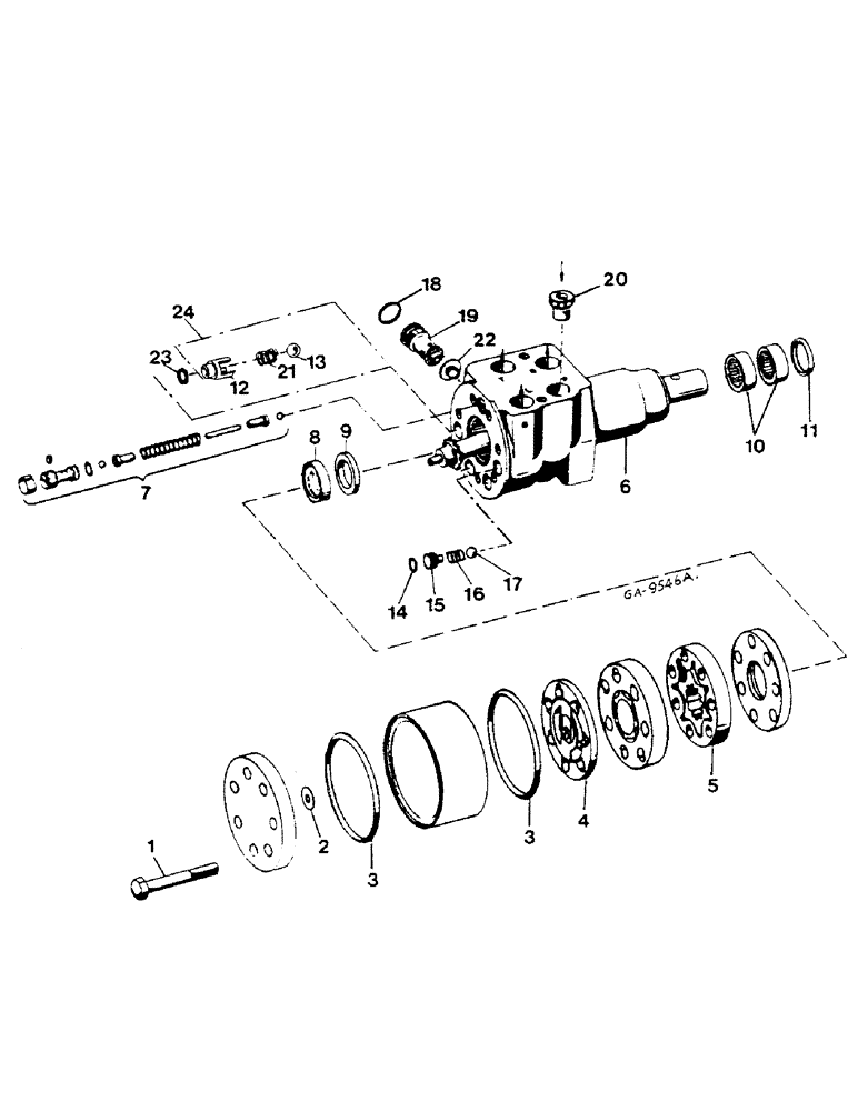 Схема запчастей Case IH 833 - (10-15) - STEERING CONTROL VALVE (07) - HYDRAULICS