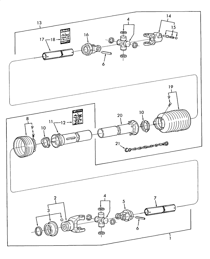 Схема запчастей Case IH RRX172 - (006) - DRIVELINE ASSEMBLY 