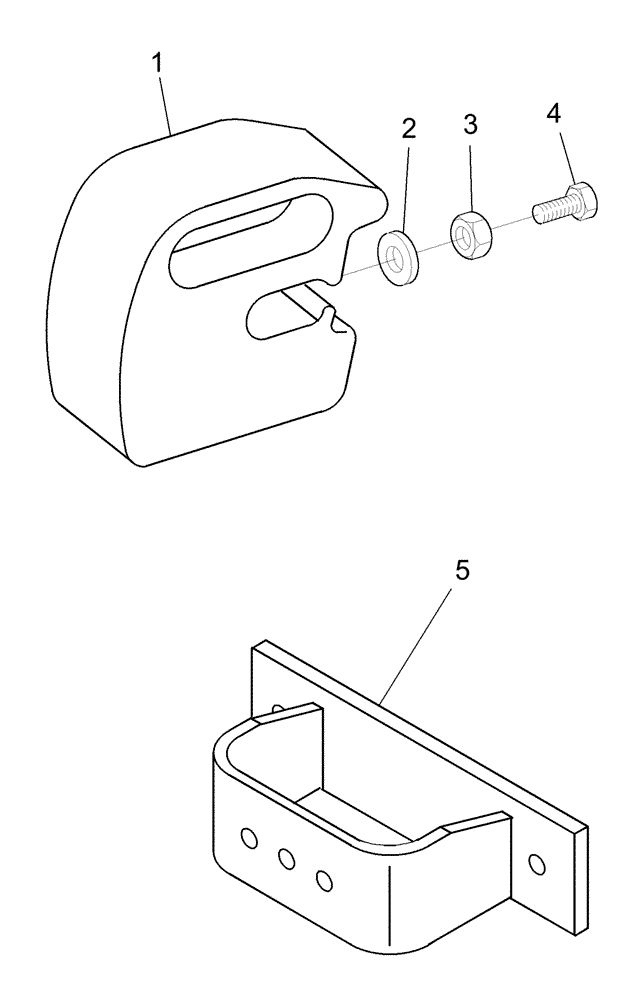 Схема запчастей Case IH DX45 - (11.03) - FRONT END & WHEEL WEIGHTS (11) - WHEELS/TRACKS