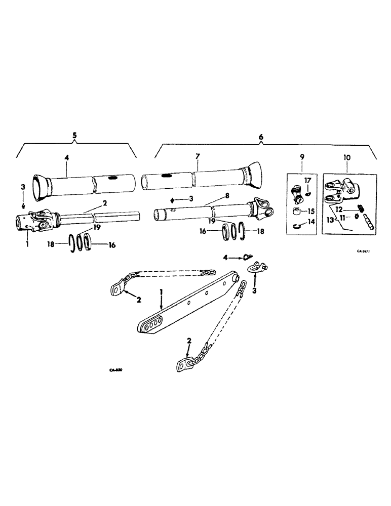 Схема запчастей Case IH 111 - (T-6) - POWER DRIVE EQUIPMENT 