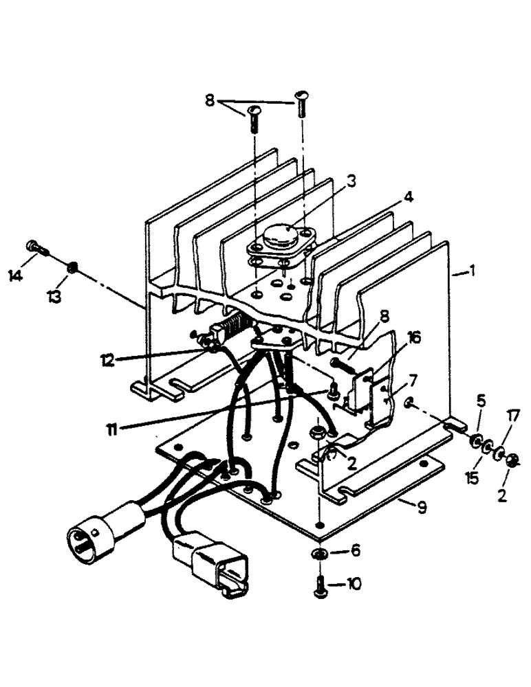 Схема запчастей Case IH 9170 - (01-13) - CONTROL MODULE ASSEMBLY (10) - CAB