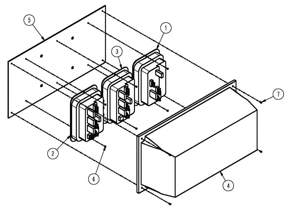 Схема запчастей Case IH SPX3320 - (12-040) - AIM COMMAND PACKAGE, PWM 1-6 SEC (06) - ELECTRICAL