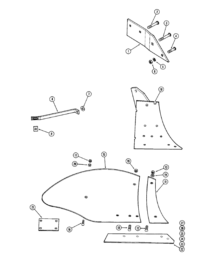 Схема запчастей Case IH 700-SERIES - (24) - BOTTOM, 18 INCH GENERAL PURPOSE, REGULAR 