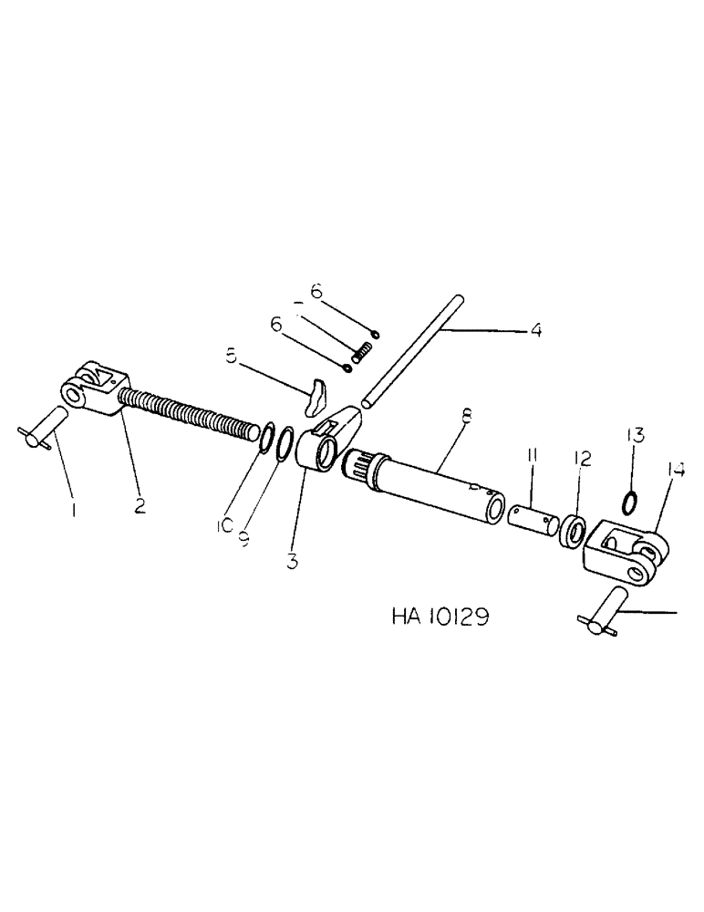 Схема запчастей Case IH 55 - (C-13) - HAND LIFT 