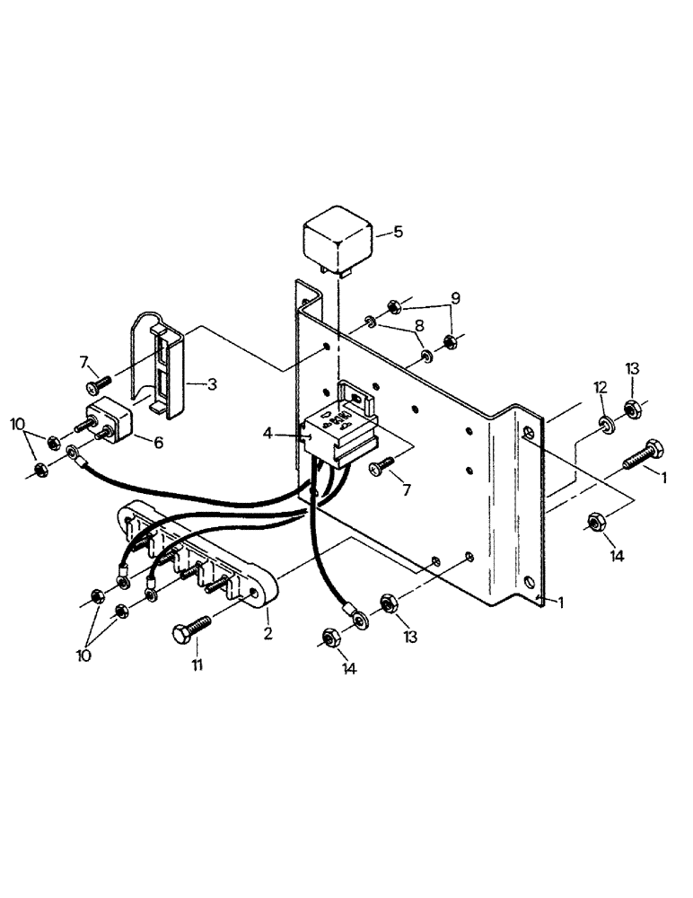 Схема запчастей Case IH CP-1400 - (02-16) - INSTRUMENT COMPONENT ASSEMBLY (06) - ELECTRICAL