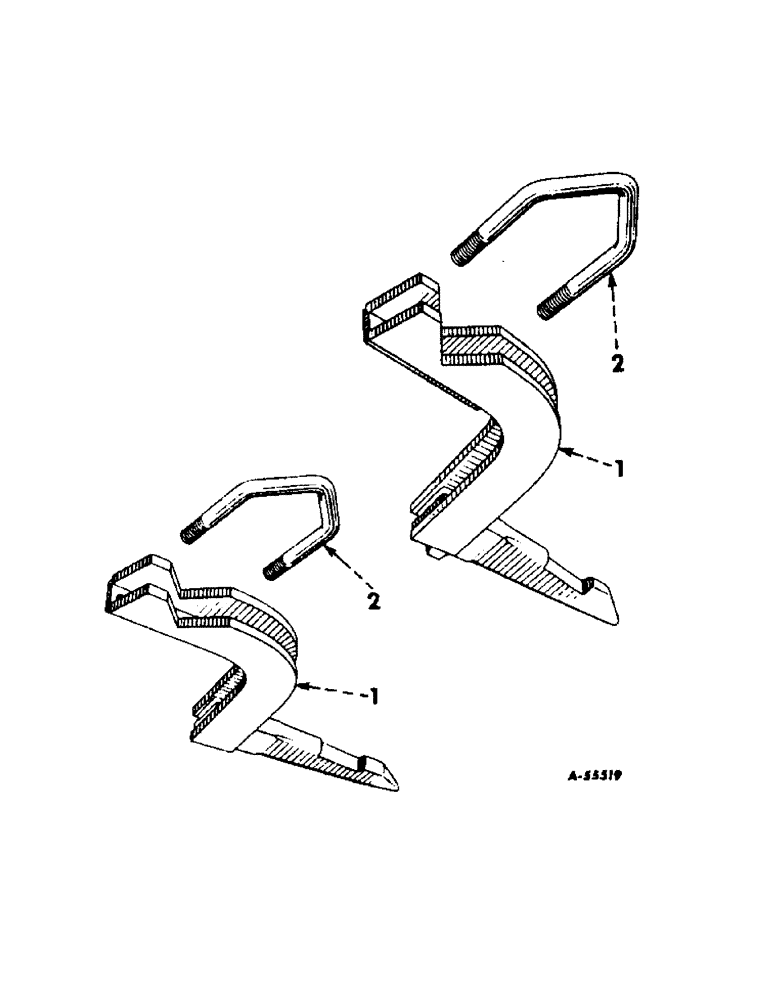Схема запчастей Case IH 463 - (V-06) - COUPLING BEAMS 