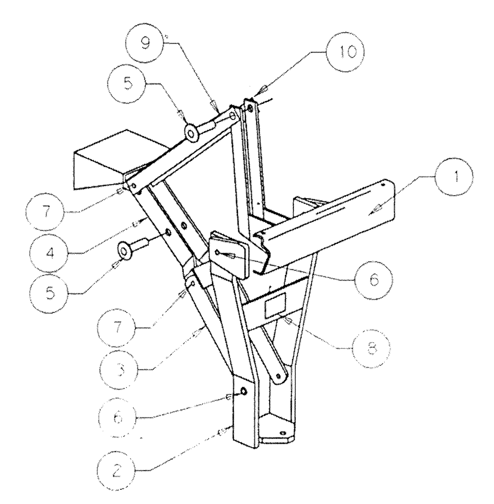 Схема запчастей Case IH PATRIOT - (11-001) - TOW HITCH ASSEMBLY Options