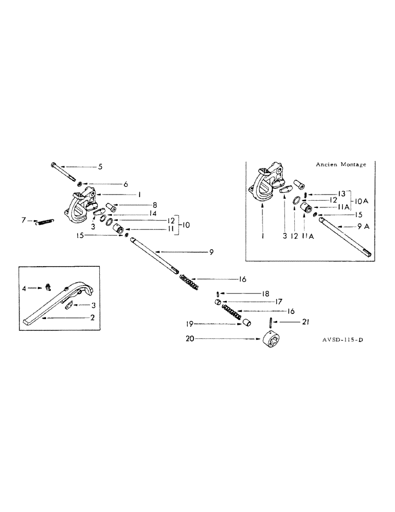 Схема запчастей Case IH FU-267D - (119) - REAR AXLE - DIFFERENTIAL LOCK ASSEMBLY (06) - POWER TRAIN