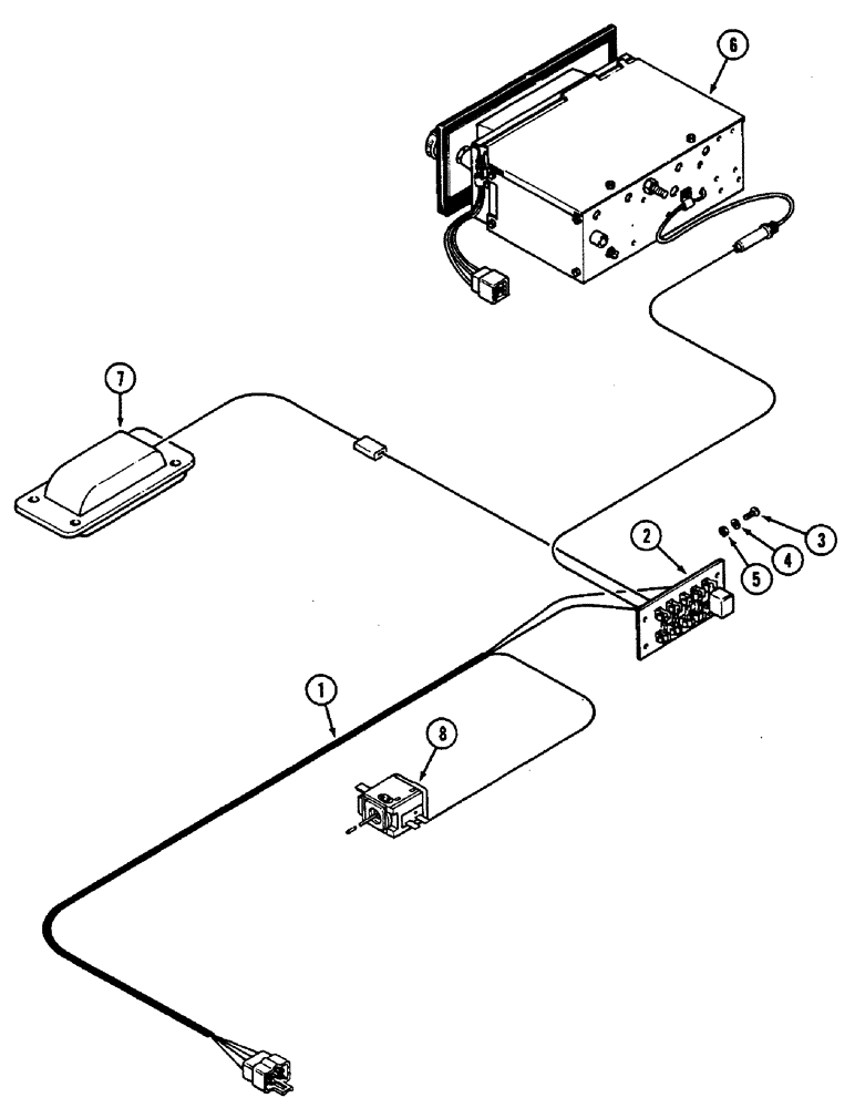 Схема запчастей Case IH 2290 - (4-102) - CAB LOWER WIRING HARNESS, PRIOR TO CAB SERIAL NUMBER 12008153 (04) - ELECTRICAL SYSTEMS