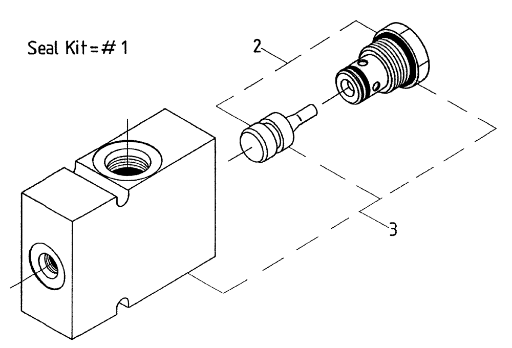 Схема запчастей Case IH 7700 - (B04[85A]) - HYDRAULIC RELIEF VALVE Hydraulic Components & Circuits