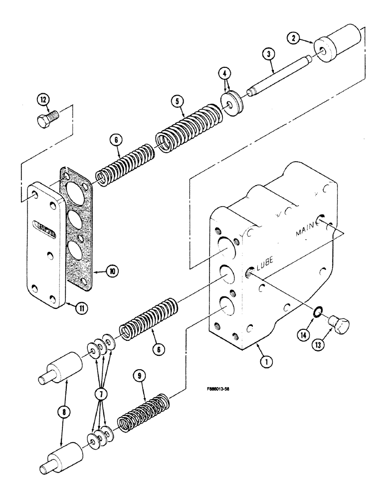 Схема запчастей Case IH 9150 - (6-026) - TRANSMISSION, REGULATOR VALVE (06) - POWER TRAIN