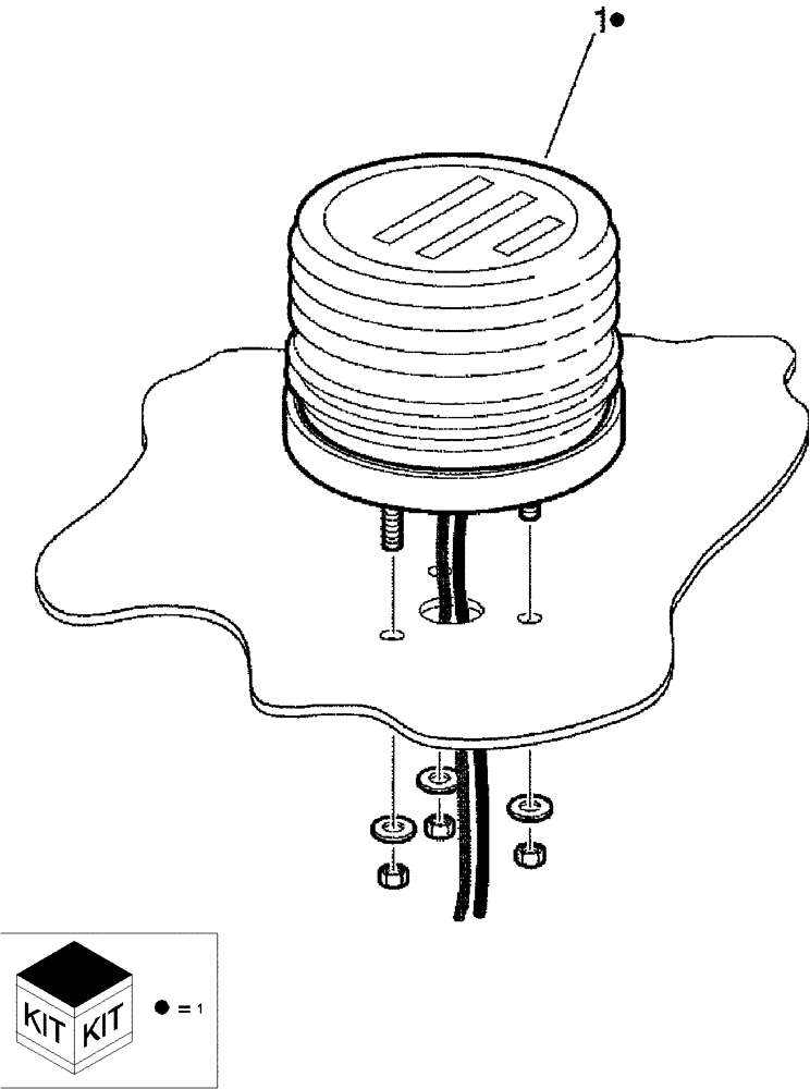 Схема запчастей Case IH SCOUT XL - (88.404.02) - DIA KIT, STROBE LIGHT (88) - ACCESSORIES