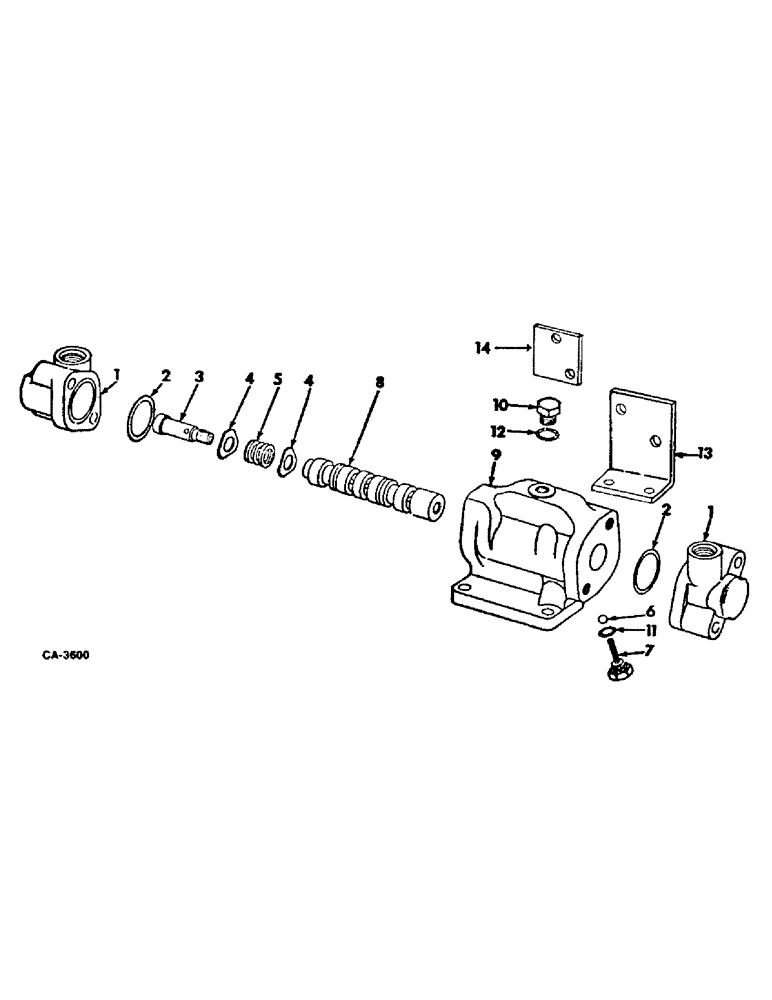 Схема запчастей Case IH 915 - (10-44) - HYDRAULICS, STEERING VALVE (07) - HYDRAULICS