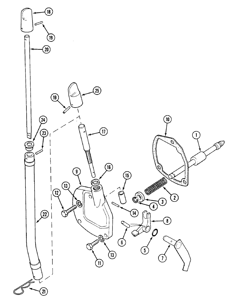 Схема запчастей Case IH 1494 - (8-314) - FLOW RATE LOWERING CONTROL (08) - HYDRAULICS