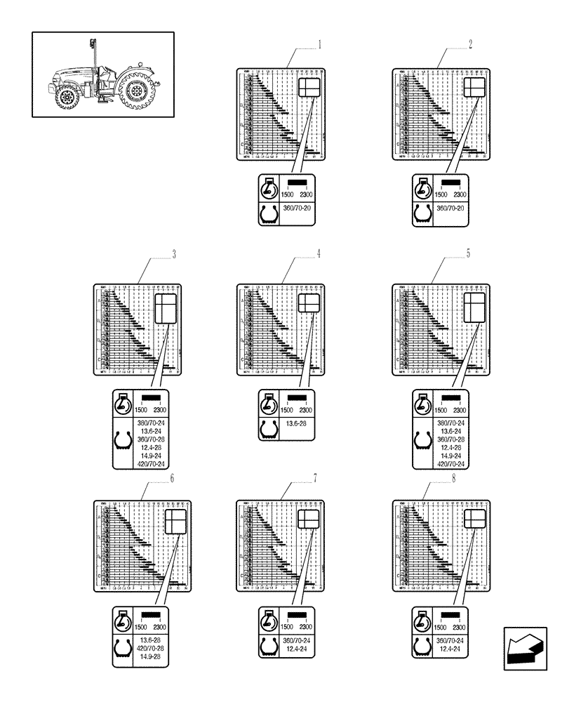 Схема запчастей Case IH JX1095N - (1.98.0/05[02]) - (VAR.271) HI-LO - DECALS (13) - DECALS