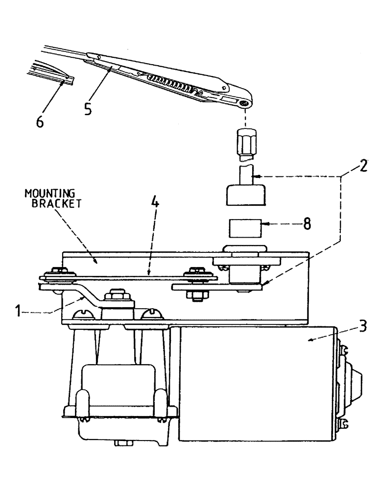 Схема запчастей Case IH 7700 - (A04-16) - MAINFRAME, CABIN WINDSCREEN WIPER, HEAVY DUTY (Jul 16 2004 11:36:00.0013 PM) Mainframe & Functioning Components
