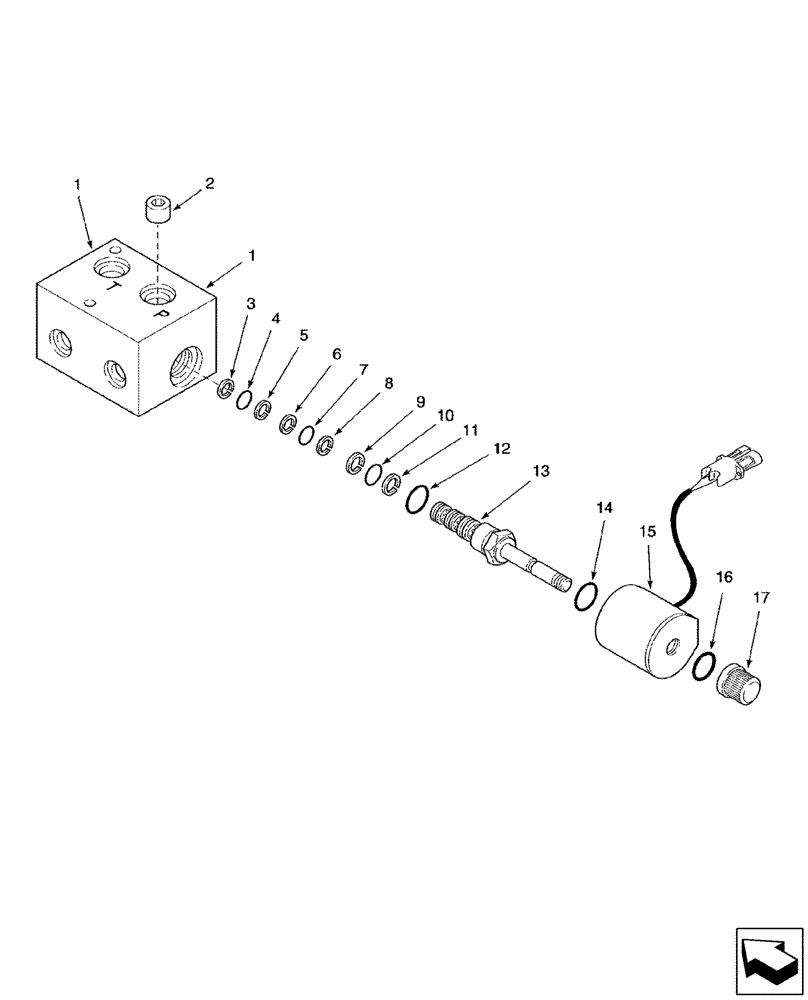 Схема запчастей Case IH 2577 - (35.760.04) - VALVE ASSY - FEEDER REVERSER (35) - HYDRAULIC SYSTEMS