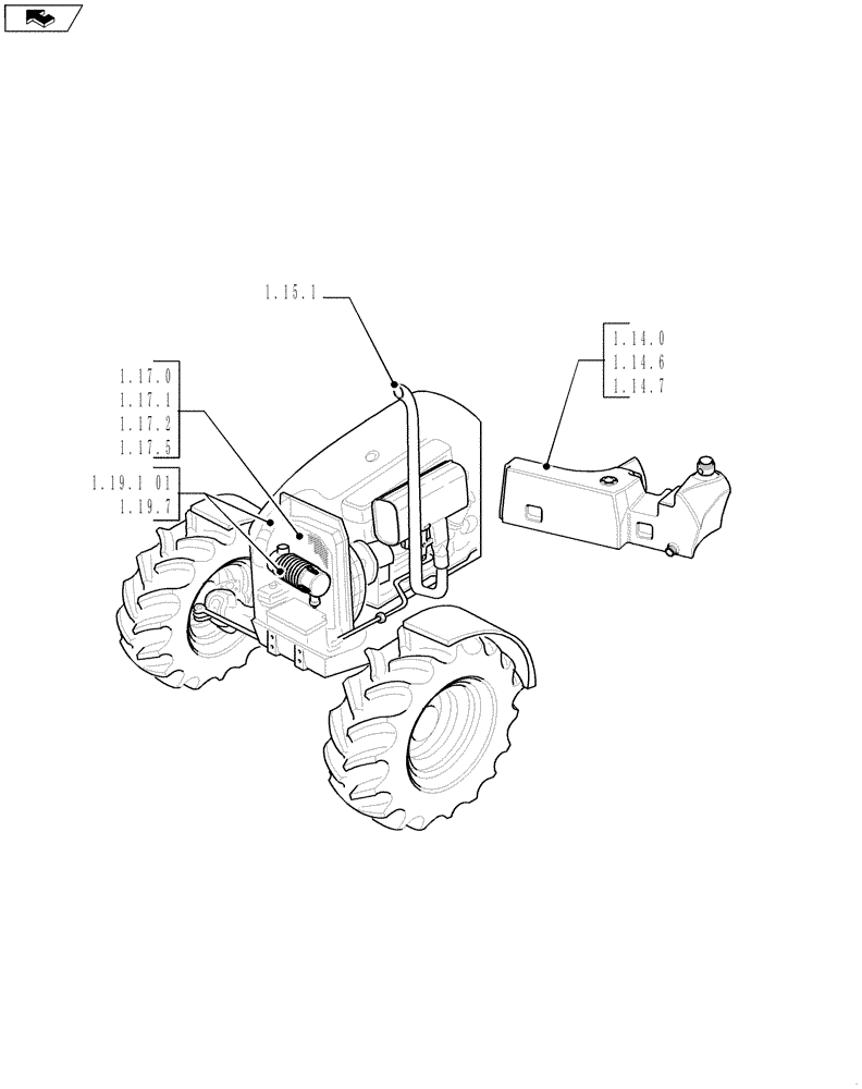 Схема запчастей Case IH FARMALL 60 - (SEC. 02) - ENGINE EQUIPMENT (00) - GENERAL