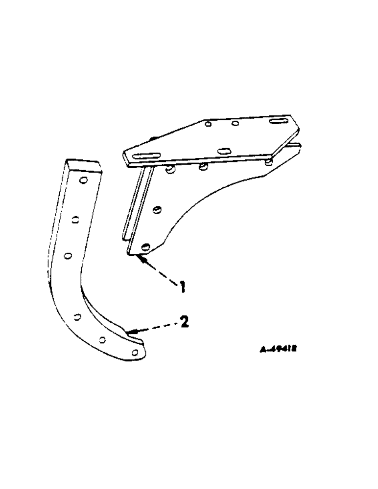 Схема запчастей Case IH 70 - (F-04) - RIGID BEAM, ONE PER FURROW 