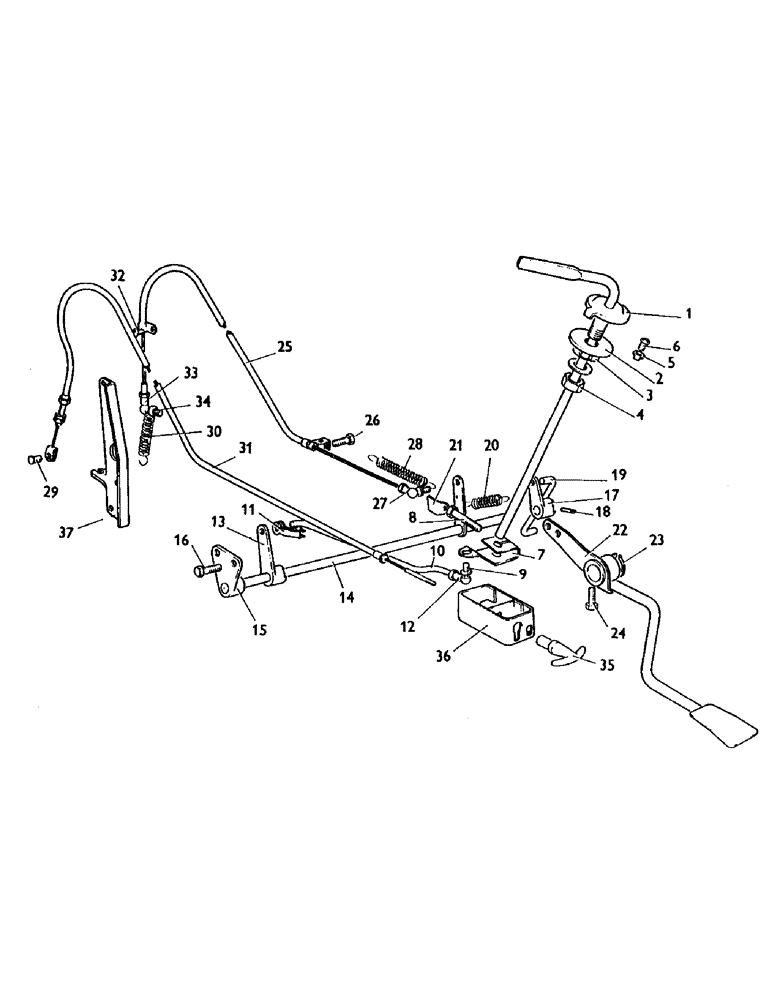 Схема запчастей Case IH 885 - (F02) - ENGINE CONTROLS AND INSTRUMENTS, THROTTLE AND STOP CONTROLS, 885 TRACTORS Engine Controls & Instruments