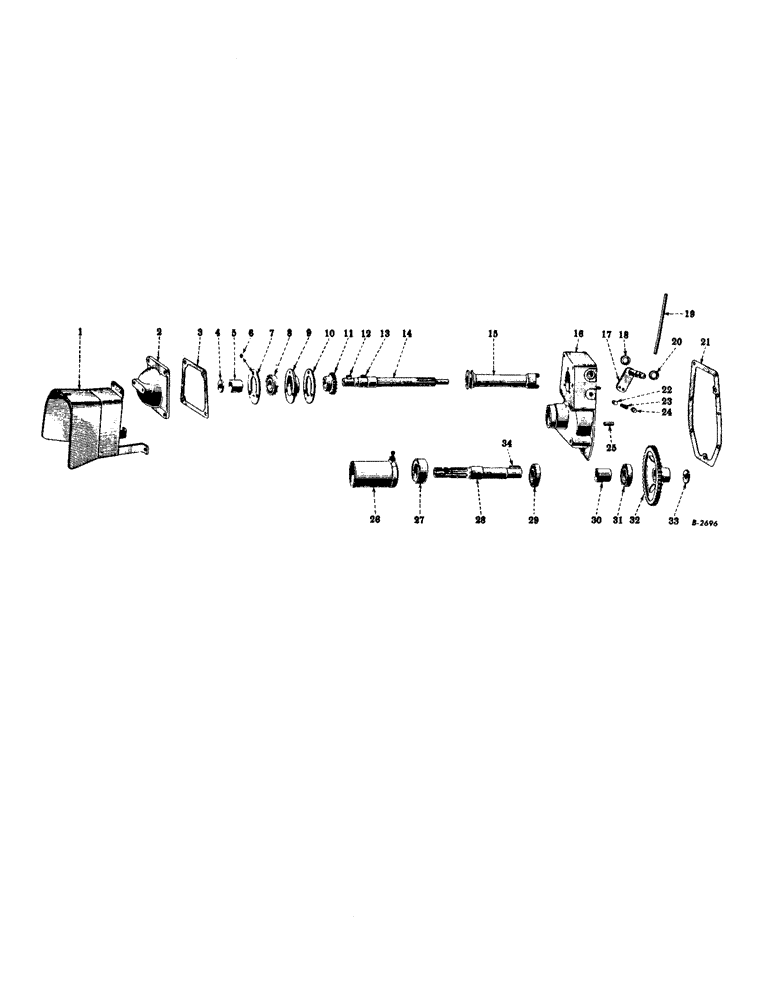 Схема запчастей Case IH FARMALL A - (170) - ATTACHMENTS, POWER TAKE-OFF, SPECIAL Attachments