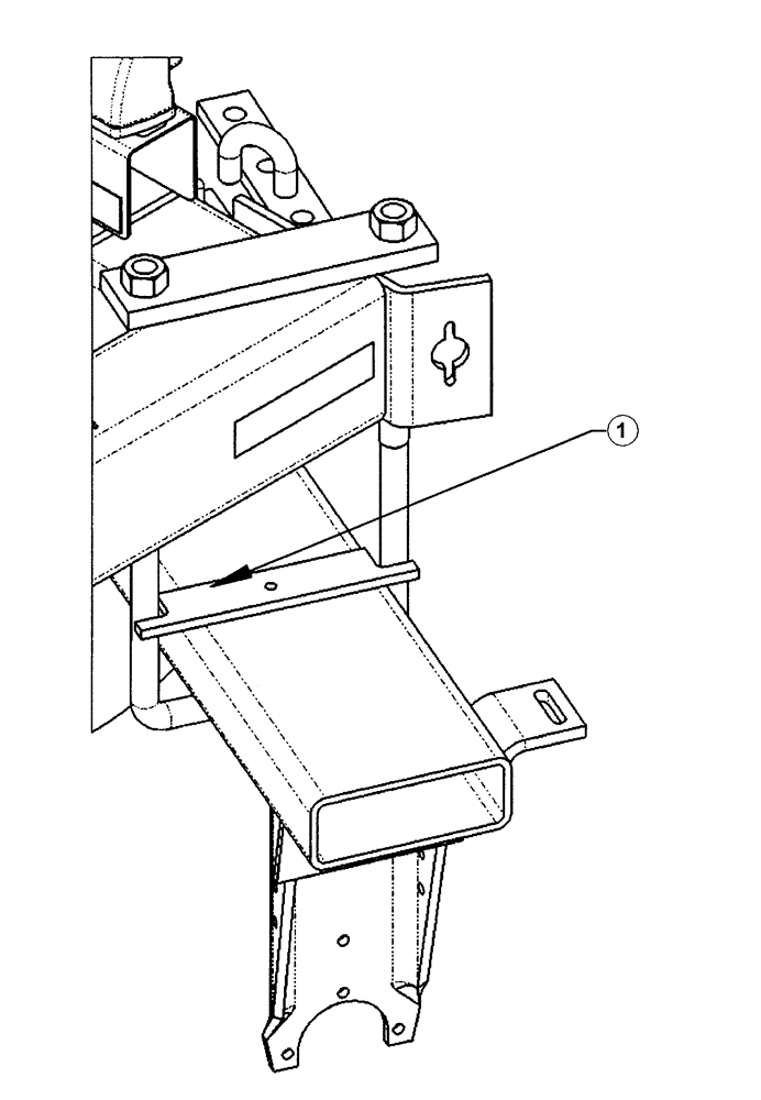 Схема запчастей Case IH RMX790 - (75.200.02) - DISK GANG SPACER - REAR LH CORNER (09) - CHASSIS/ATTACHMENTS